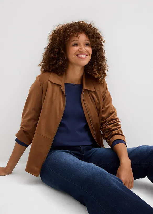 Oversized shirt van biologisch katoen, bonprix