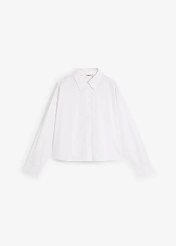 Overhemdblouse met zijde, bonprix