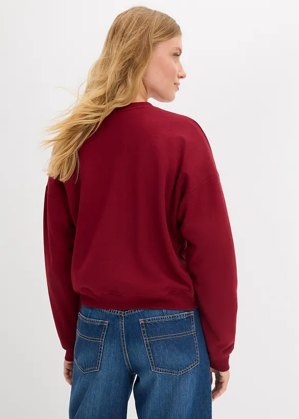 Oversized sweater van biologisch katoen, bonprix