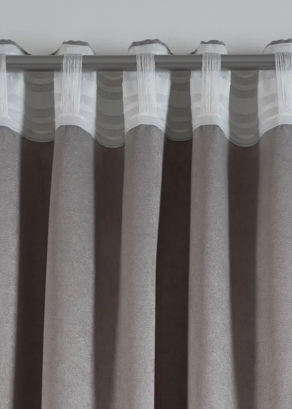 Verduisterend jacquard gordijn (1 stuk), bonprix