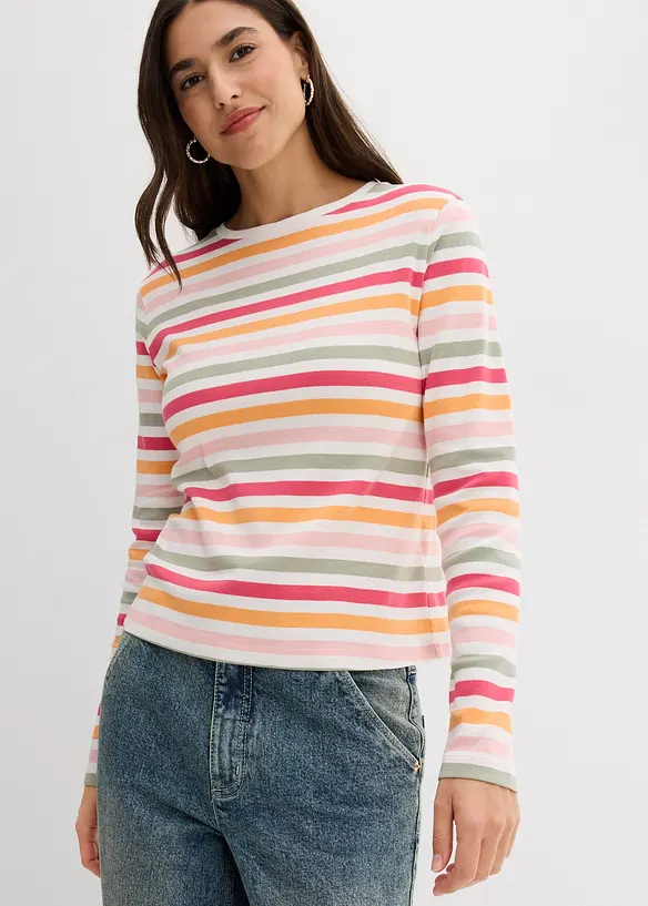 Longsleeve van puur katoen, bonprix