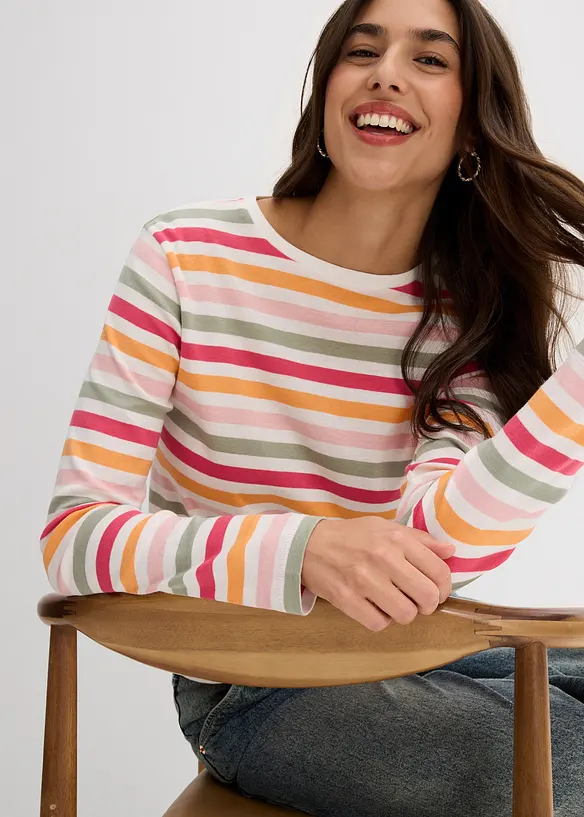 Longsleeve van puur katoen, bonprix
