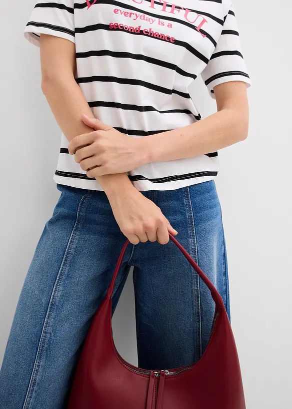 Gestreept T-shirt van puur katoen, bonprix