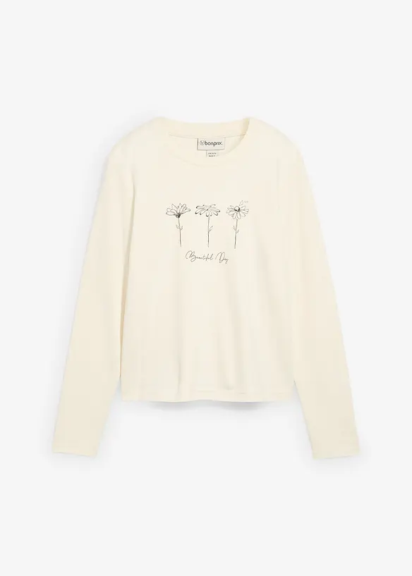 Longsleeve van katoen, bonprix