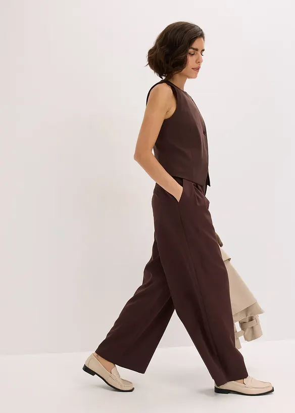Gilet in een soepele visosemix, bonprix