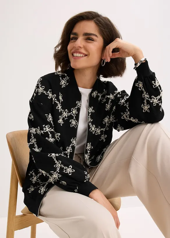 Bomber met borduursel, bonprix
