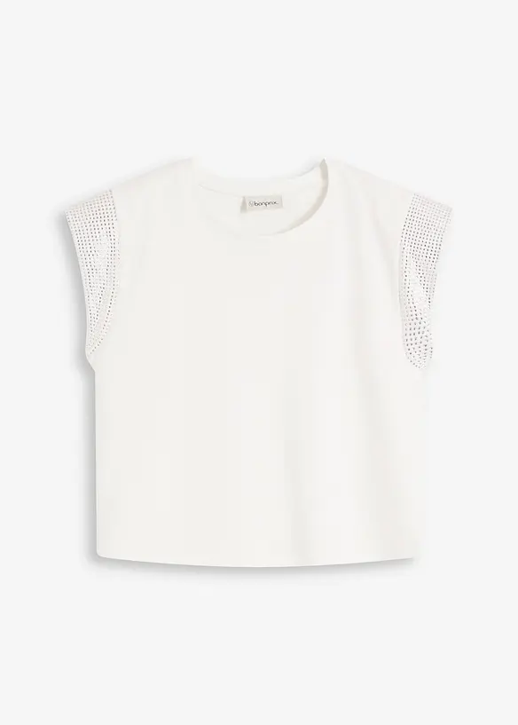 Shirt met schoudervullingen, bonprix