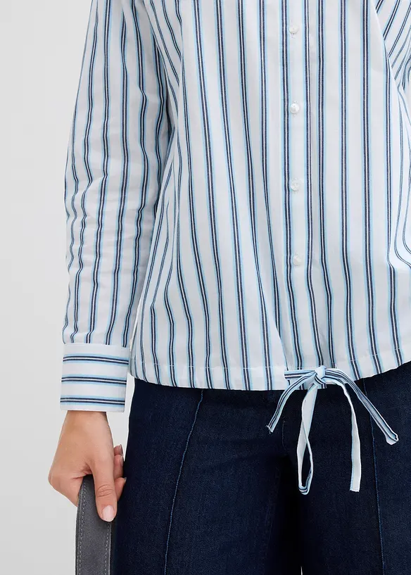 Oversized blouse van katoen, bonprix
