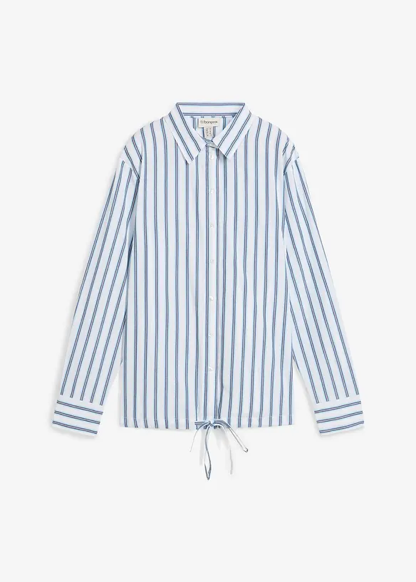 Oversized blouse van katoen, bonprix