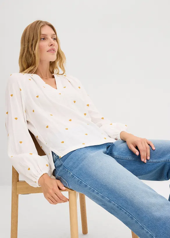 Tuniek van mousseline, bonprix