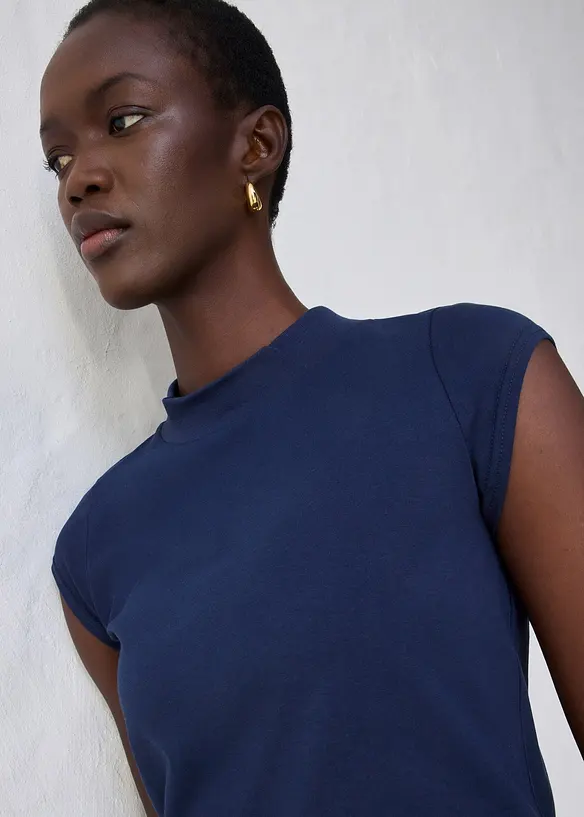 Shirt met zijde, bonprix