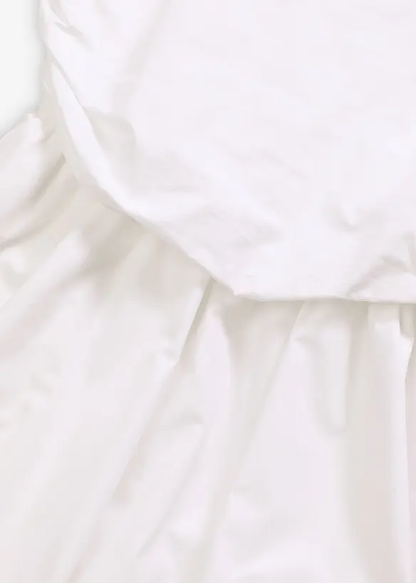 Strapless jurk van katoen, bonprix
