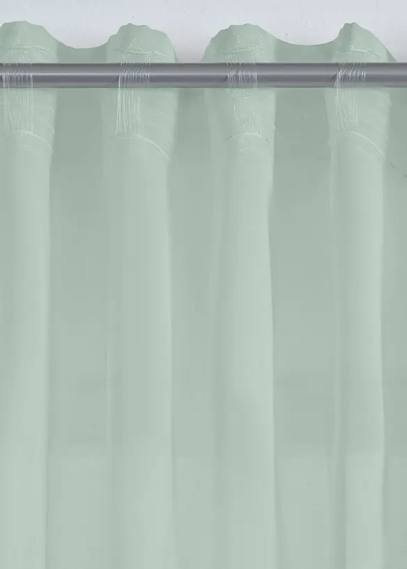 Transparant gordijn van batist met fijne structuur (1 stuk), bonprix