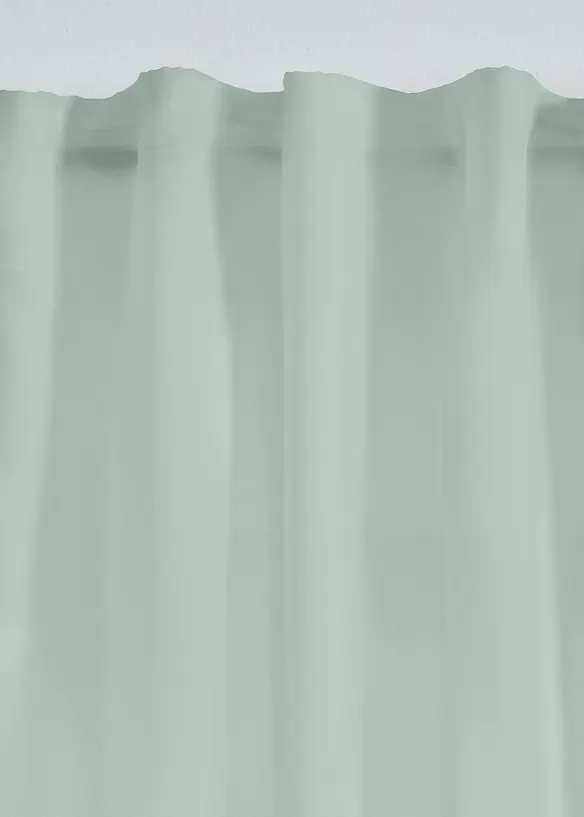 Transparant gordijn van batist met fijne structuur (1 stuk), bonprix