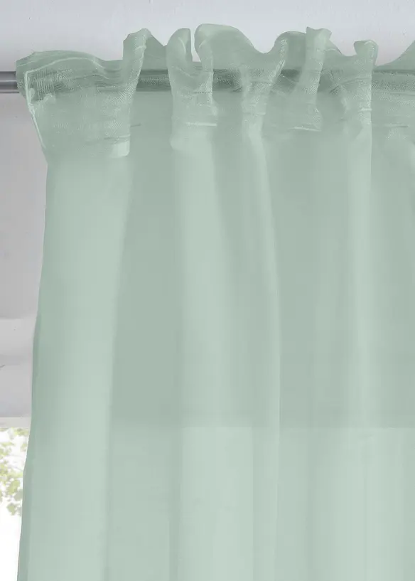 Transparant gordijn van batist met fijne structuur (1 stuk), bonprix