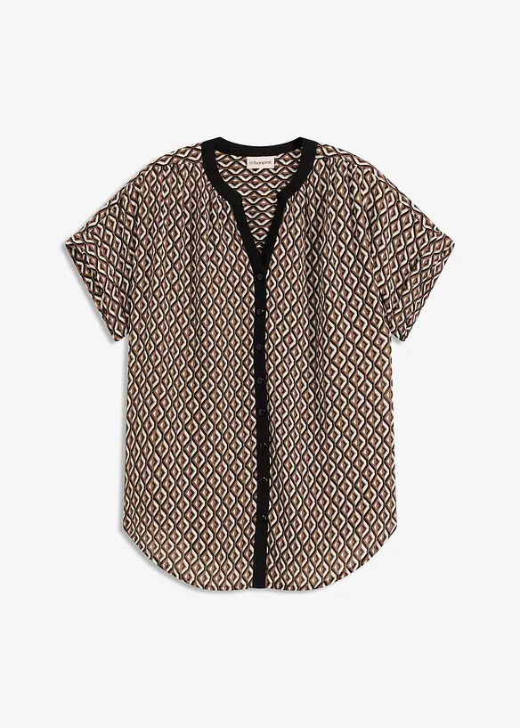 Oversized blouse  georgette, bonprix