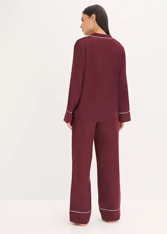 Geweven pyjama van satijn, bonprix
