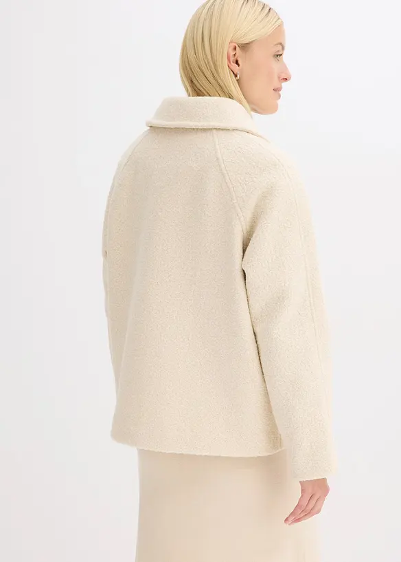 Bomber van zacht bouclé, bonprix