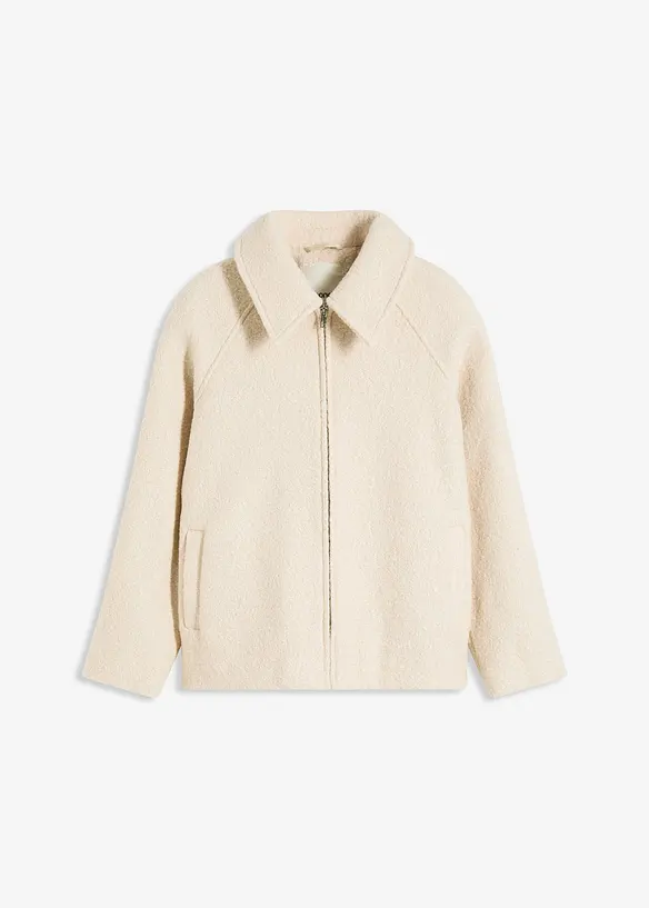 Bomber van zacht bouclé, bonprix
