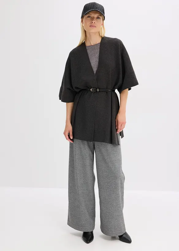 Oversized gebreide cape, bonprix