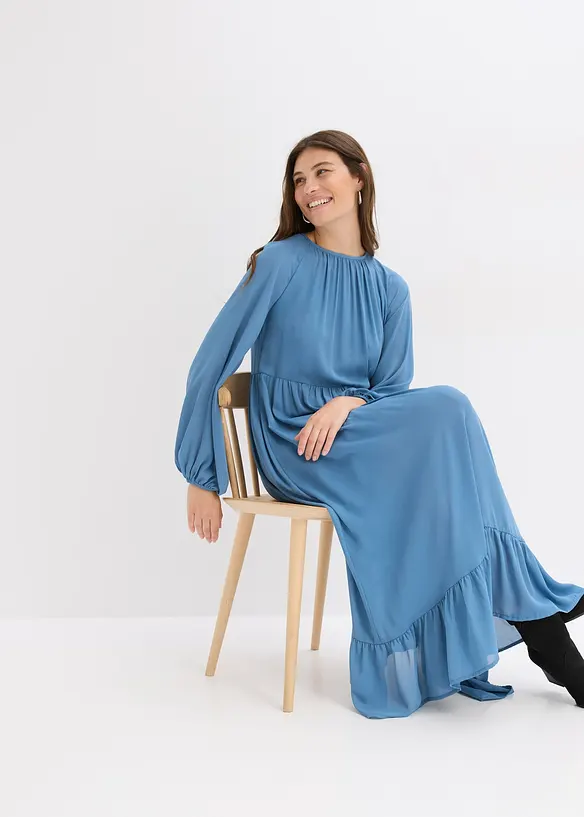 Maxi jurk van chiffon, bonprix