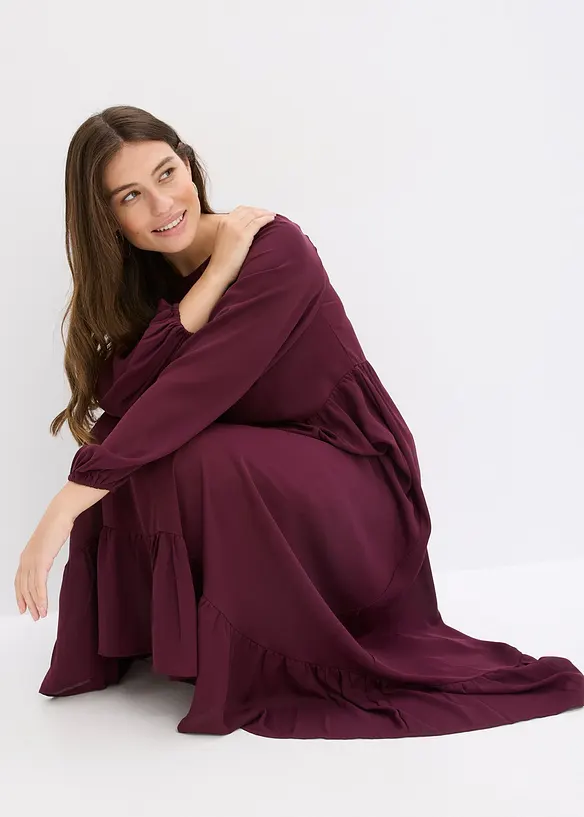 Maxi jurk van chiffon, bonprix