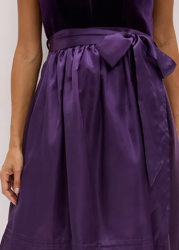 Dirndl met fluweel in midi lengte (2-dlg. set), bonprix