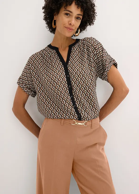 Oversized blouse  georgette, bonprix