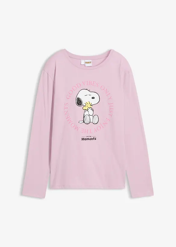 Longsleeve Snoopy shirt van puur katoen, Peanuts