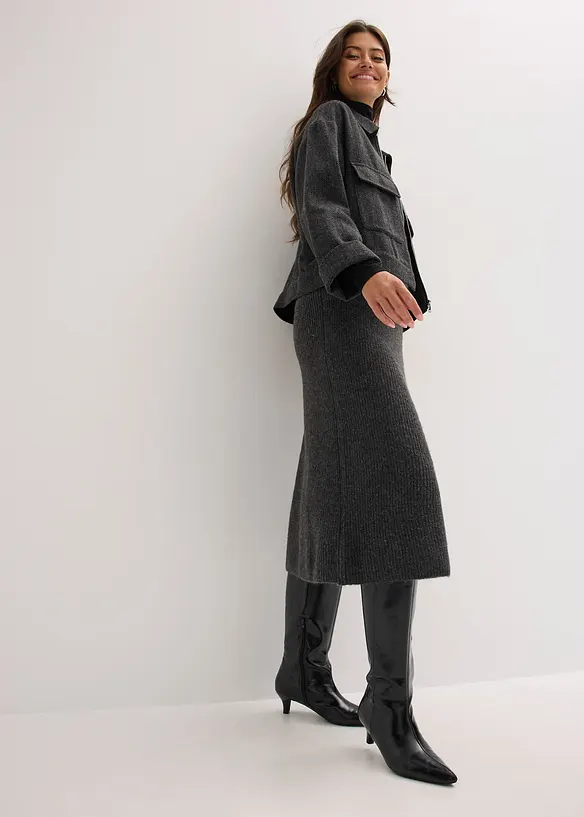Gebreide midirok, bonprix