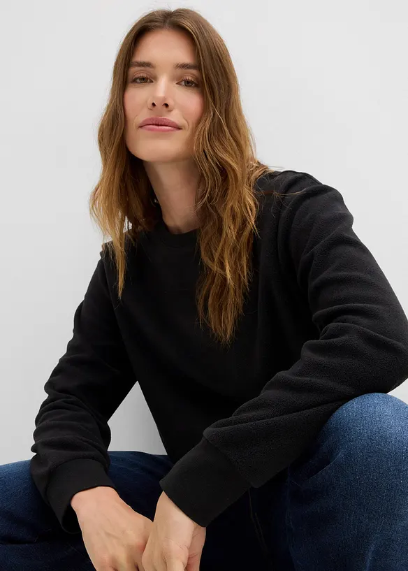 Warm fleece thermoshirt, bonprix