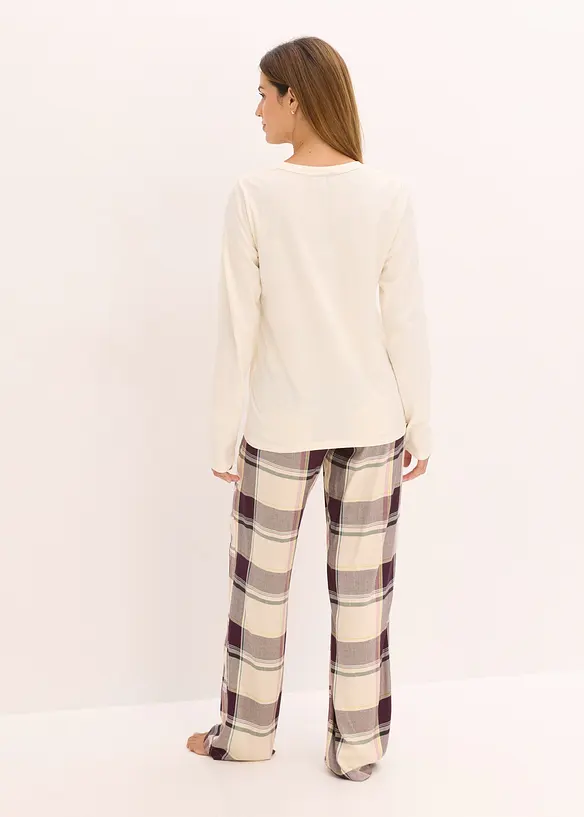 Pyjama met een zachte broek in een geschenktasje, bonprix