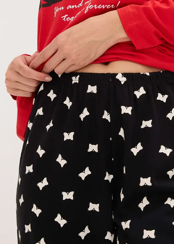 Pyjama met slaapmasker, bonprix