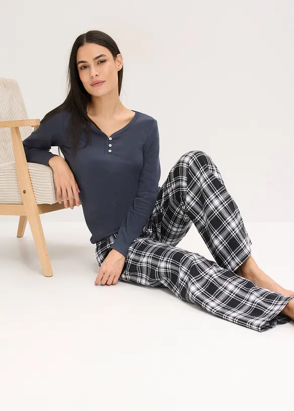 Pyjamabroek van flanel, bonprix