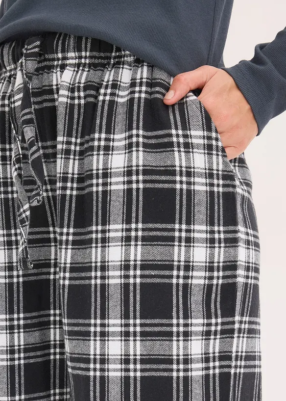 Pyjamabroek van flanel, bonprix