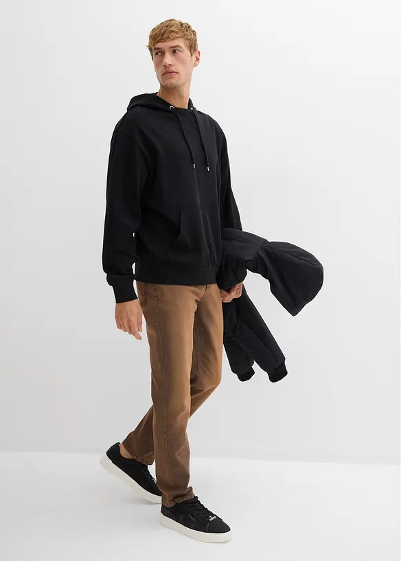 Hoodie van biologisch katoen, loose fit, bonprix