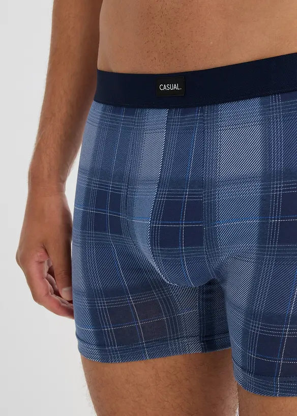 Midi boxer met katoen, strak (set van 2), bonprix