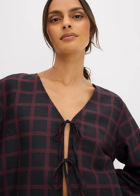 Oversized blouse van zachte viscose, bonprix