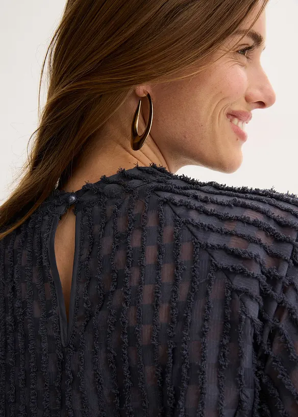 Blouse van gestructureerd materiaal, bonprix