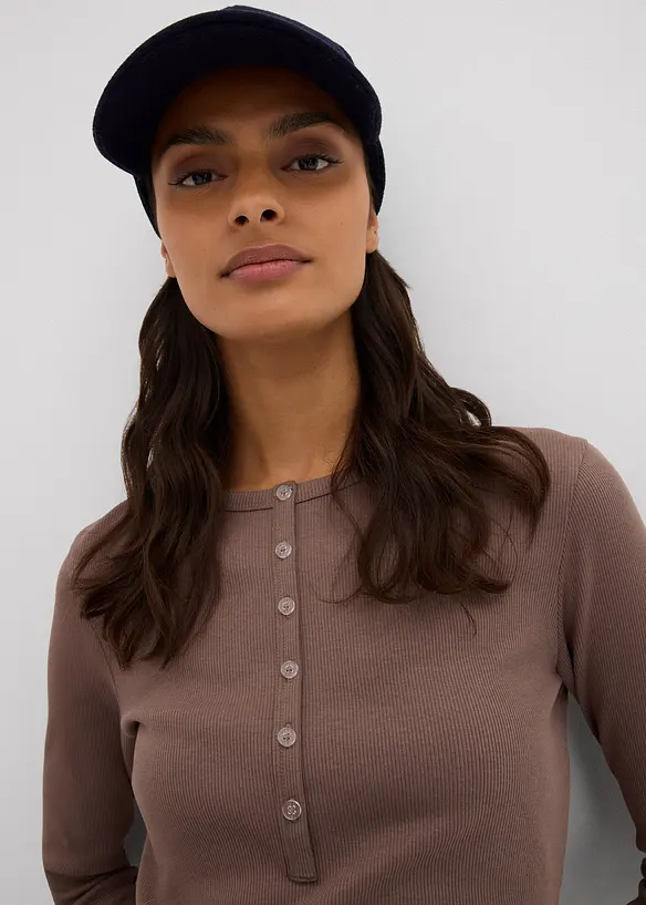 Jurk in een elastische katoenmix, bonprix