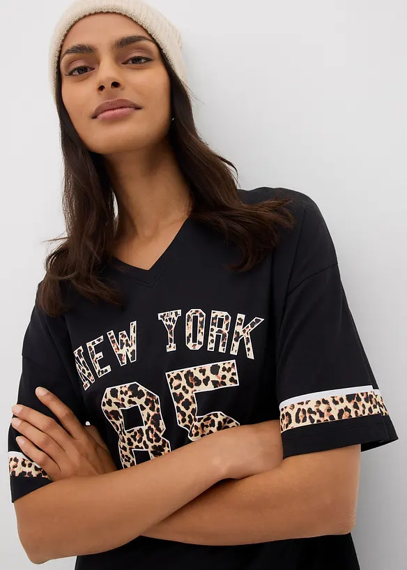 Oversized shirt van biologisch katoen, bonprix