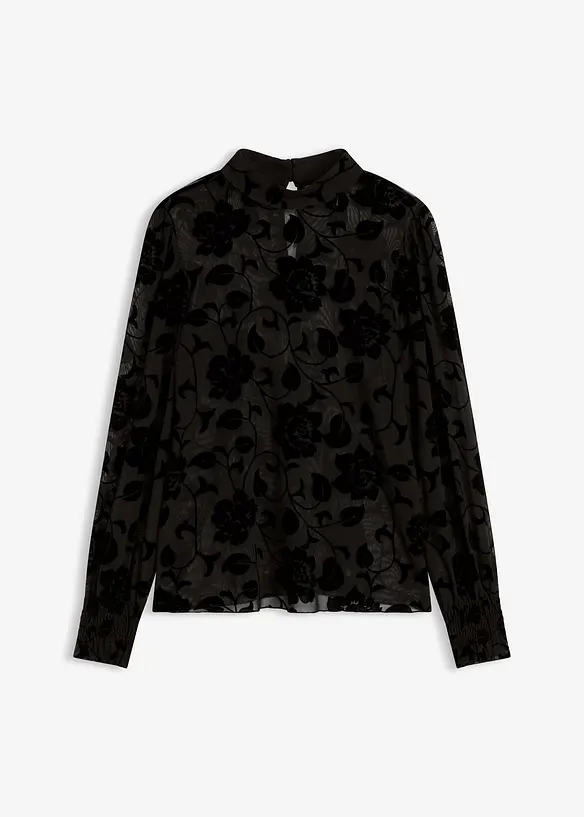 Licht transparante longsleeve, bonprix