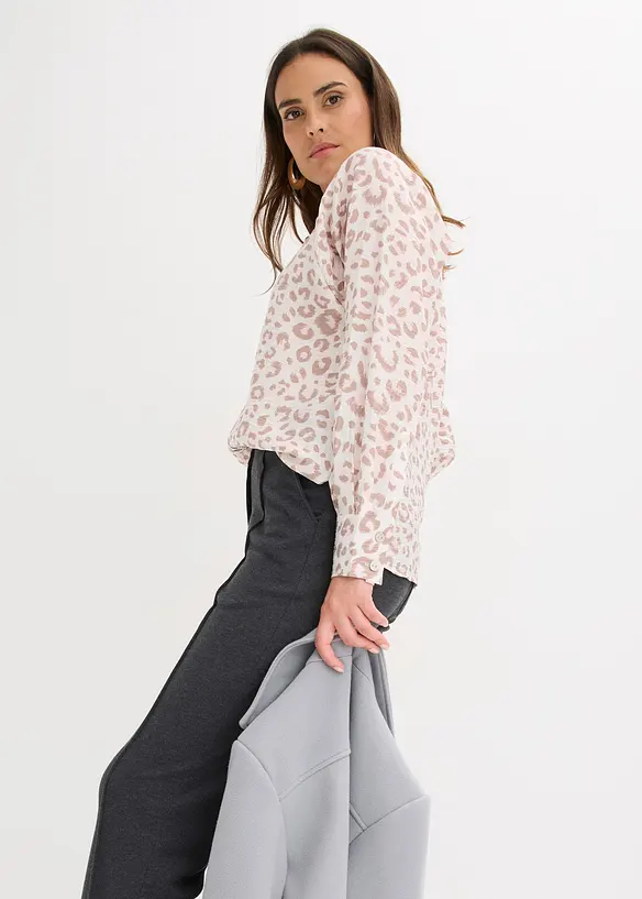 Viscose blouse met vleermuismouwen, bonprix