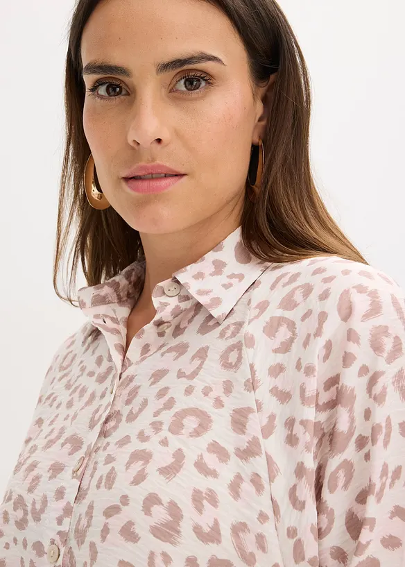 Viscose blouse met vleermuismouwen, bonprix
