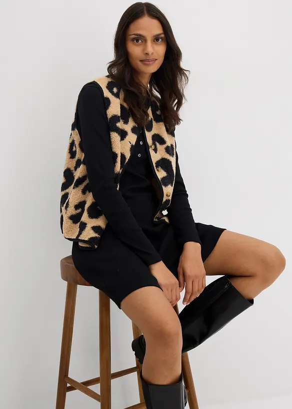 Gilet van imitatiebont, bonprix