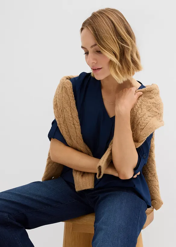 Blouse van soepele viscose, bonprix