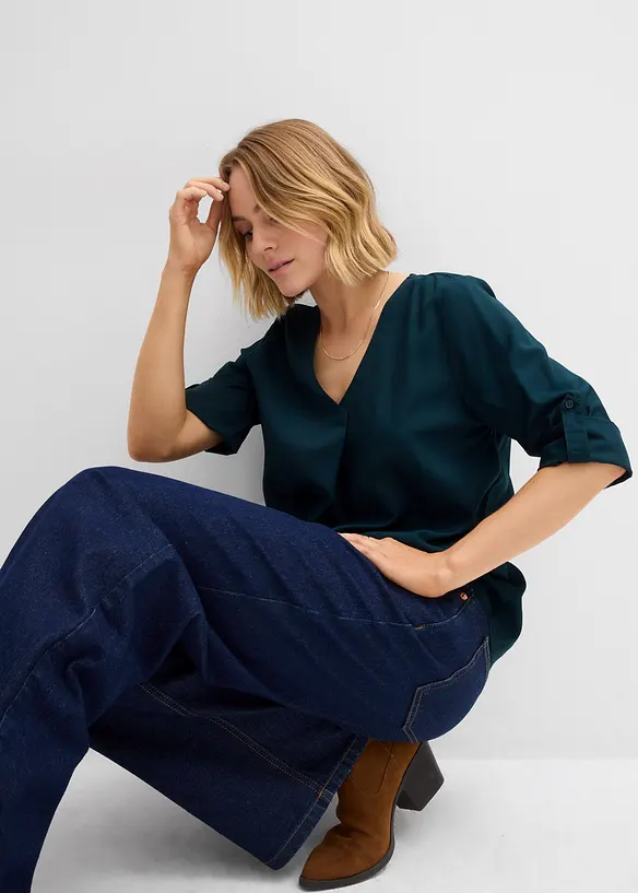 Blouse van soepele viscose, bonprix