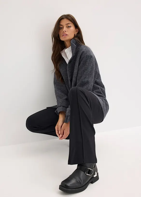 Lange peacoat in wol-look, bonprix