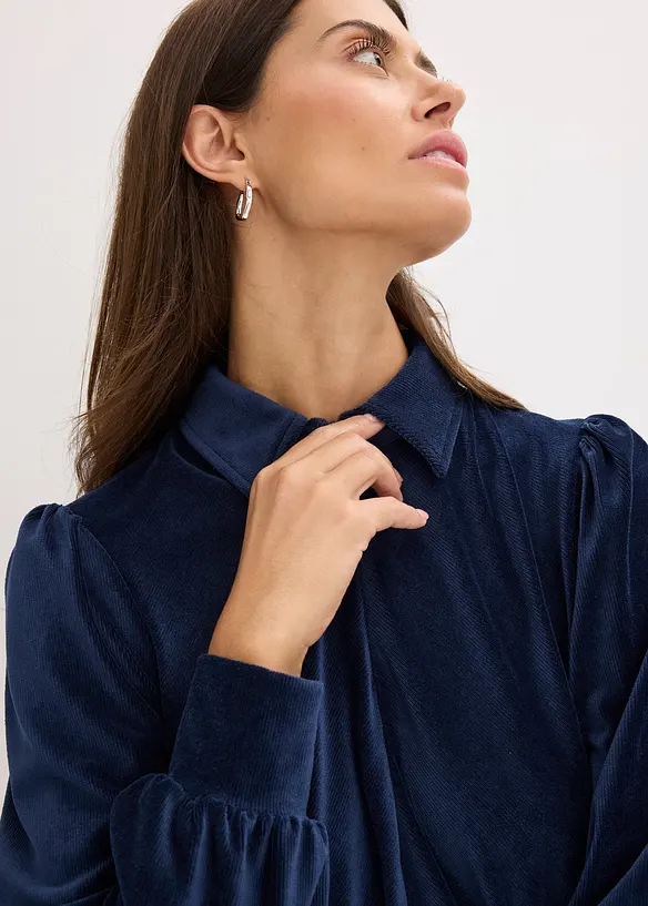 Korte jurk van corduroy, bonprix