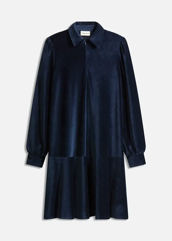 Korte jurk van corduroy, bonprix